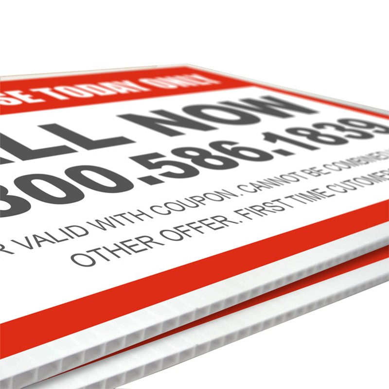 Plastic Yard Signs