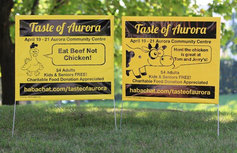 Plastic Yard Signs
